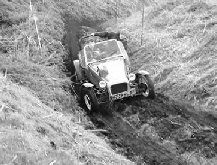 Classic car trial section